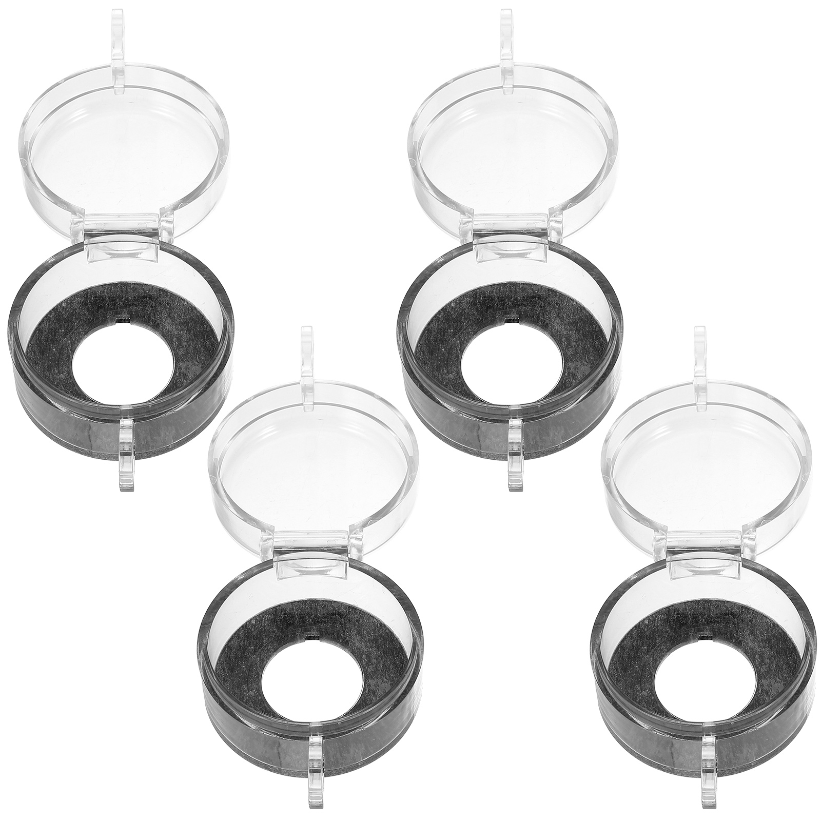 WAXIAYU 4pcs Pill Keychain Emergency Switch Cover Guard Protective Covers